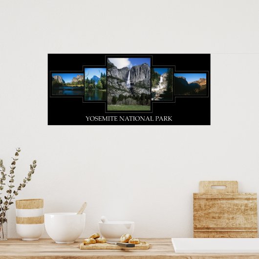 Yosemite Collage ポスター (キッチン)