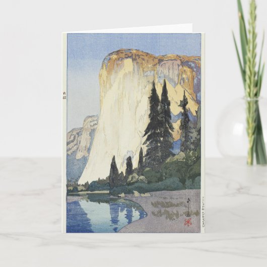 Yosemite, El Capitan, Hiroshi Yoshida シーズンカード (正面)