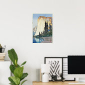 Yosemite, El Capitan, Hiroshi Yoshida ポスター (ホームオフィス)