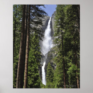 Yosemite Fallsのヨセミテ国立公園 ポスター