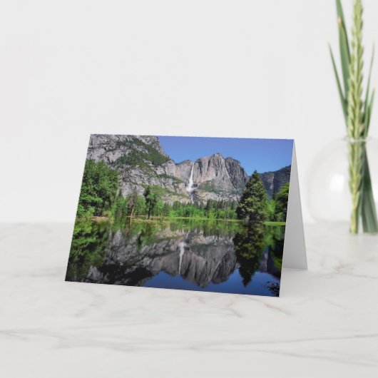 Yosemite Fallsの反射 カード (正面)