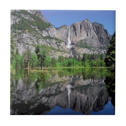 Yosemite Fallsの反射 タイル (正面)
