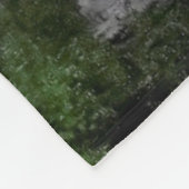 Yosemite Fallsの反射 フリースブランケット (角)