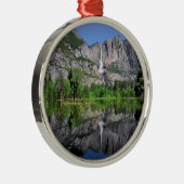 Yosemite Fallsの反射 メタルオーナメント (右)
