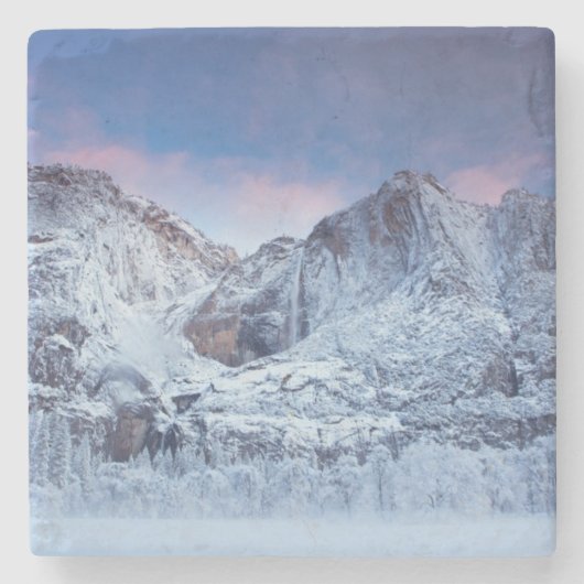 Yosemite Fallsの日の出 ストーンコースター (正面)