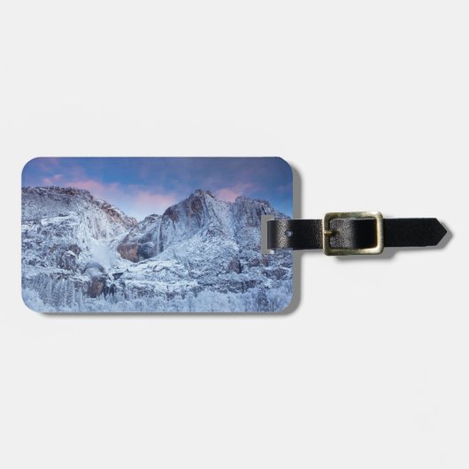 Yosemite Fallsの日の出 ラゲッジタグ (正面横)