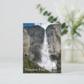 Yosemite Fallsの郵便はがき ポストカード (スタンド正面)