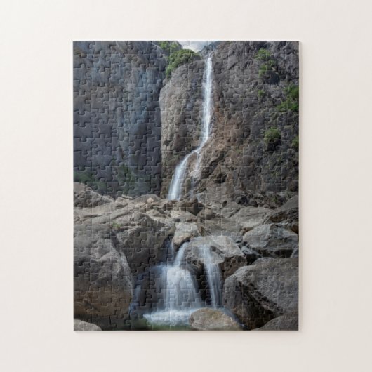 Yosemite Fallsを下げて下さい ジグソーパズル (縦)
