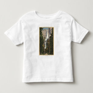 Yosemite Falls及び谷の眺め トドラーTシャツ