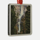 Yosemite Falls及び谷の眺め メタルオーナメント (右)