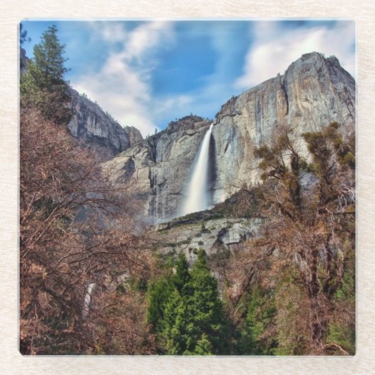 Yosemite Falls ガラスコースター (正面)