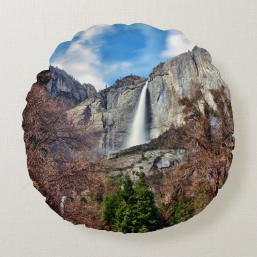 Yosemite Falls ラウンドクッション (正面)