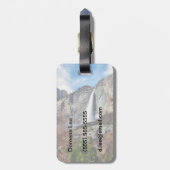 Yosemite Falls ラゲッジタグ (裏面縦)