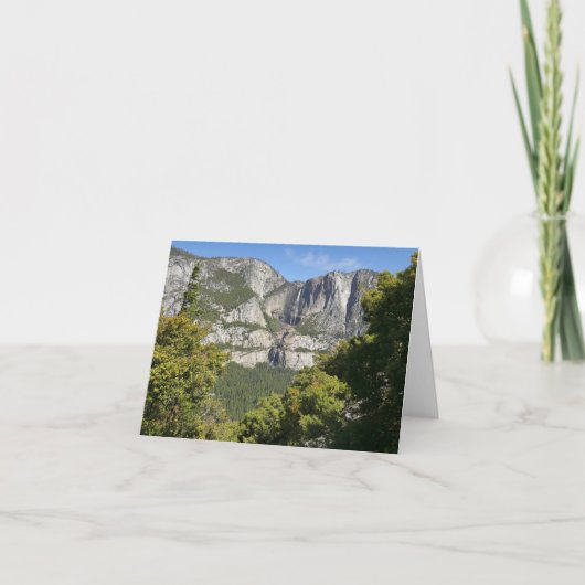 Yosemite Falls from Four Mile Trail カード (正面)