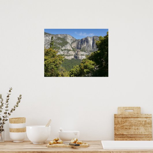 Yosemite Falls from Four Mile Trail ポスター (キッチン)