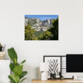 Yosemite Falls from Four Mile Trail ポスター (ホームオフィス)