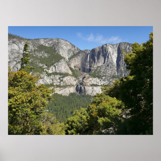 Yosemite Falls from Four Mile Trail ポスター (正面)