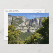 Yosemite Falls from Four Mile Trail ポストカード (正面/裏面)