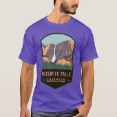 Yosemite Falls Yosemite National Park Oversized Tシャツ (正面)