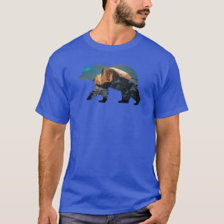 Yosemite Half Dome Bear Oversized Tシャツ