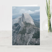 Yosemite Half Dome Blank Folded Greeting Card カード (正面)