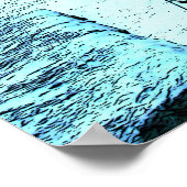 Yosemite Half Dome Cables ポスター (角)