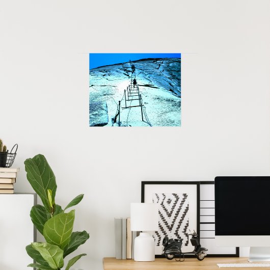 Yosemite Half Dome Cables ポスター (ホームオフィス)