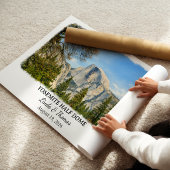 Yosemite Half Dome California Poster, Watercolor, ポスター