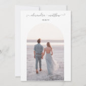 Yosemite Half Dome Sunset Wedding 招待状 (裏面)