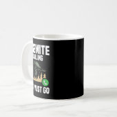 Yosemite Is Calling I Must Go Vacation National Pa コーヒーマグカップ (正面左)