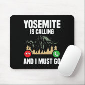 Yosemite Is Calling I Must Go Vacation National Pa マウスパッド (マウス)