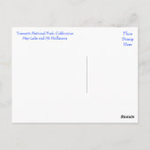 Yosemite, May Lake Mt Hoffmann Californiaはがき ポストカード (裏面)