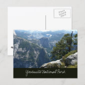 Yosemite Mountain View in Yosemite National Park ポストカード (正面/裏面)
