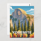 Yosemite National Park ポストカード (正面/裏面)