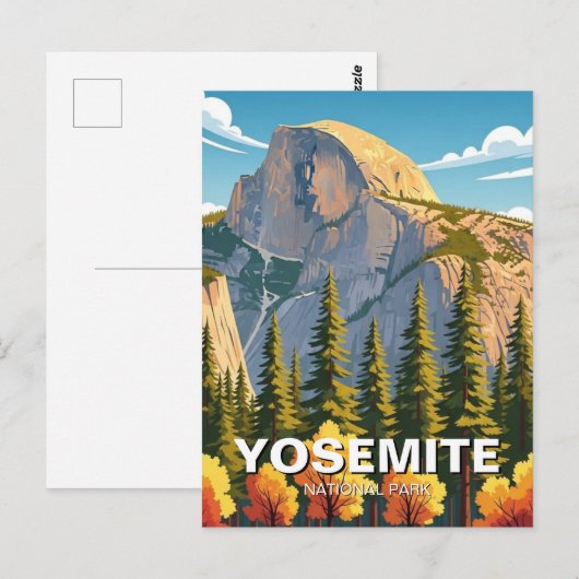 Yosemite National Park ポストカード (正面/裏面)