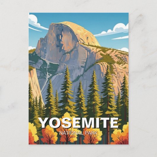 Yosemite National Park ポストカード (正面)