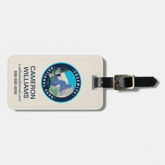 Yosemite National Park ラゲッジタグ (正面横)