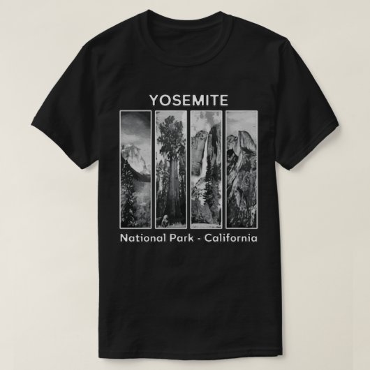 Yosemite National Park 1890 Wilderness Tシャツ (デザイン正面)