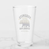 Yosemite National Park Bear Forest Beer Glass タンブラーグラス (裏面)