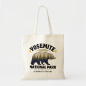 Yosemite National Park - Bear Vintage Forest トートバッグ (正面)