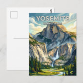 Yosemite National Park California ポストカード (正面/裏面)