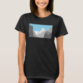 Yosemite National Park California Half Dome Modern Tシャツ (正面)