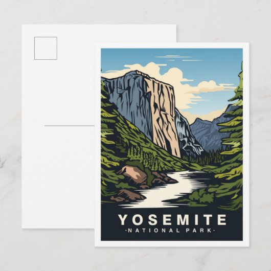 Yosemite National Park California USA Travel ポストカード (正面/裏面)