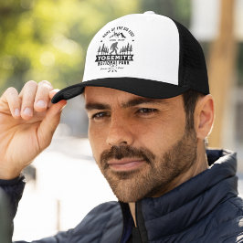 Yosemite National Park Home of the Big Foot キャップ