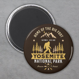 Yosemite National Park Home of the Big Foot マグネット