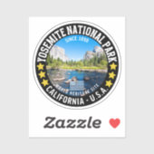 Yosemite National Park Photo Landscape シール (シート)