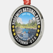 Yosemite National Park Photo Landscape メタルオーナメント (左)