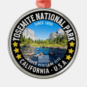 Yosemite National Park Photo Landscape メタルオーナメント (正面)
