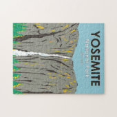 Yosemite National Park Ribbon Falls California  ジグソーパズル (横)