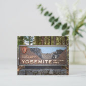 Yosemite National Park – Rustic Travel Photography ポストカード (スタンド正面)